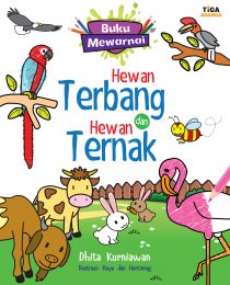 Buku Mewarnai: Hewan Terbang dan Hewan Ternak