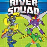 Aktivitas Berstiker Kendaraan Robot: River Squad