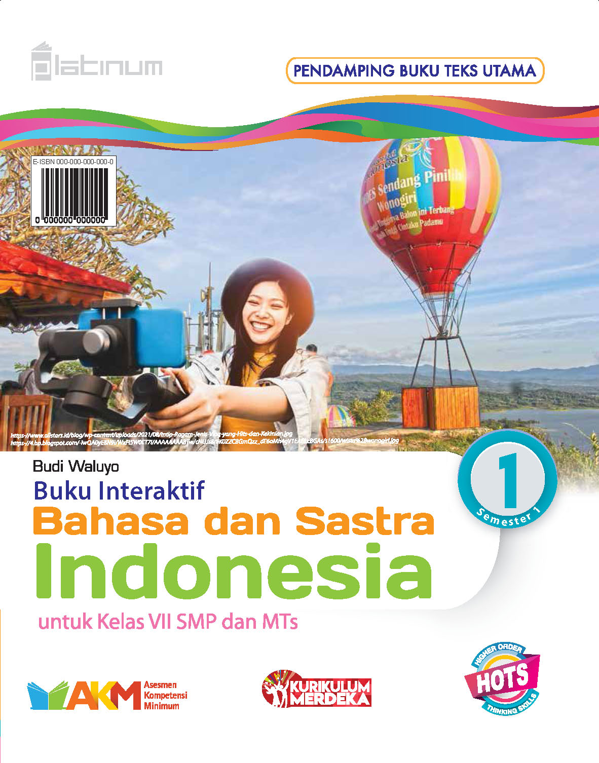 E-book Buku Interaktif Bahasa Dan Sastra Indonesia 1 Untuk Kelas VII ...